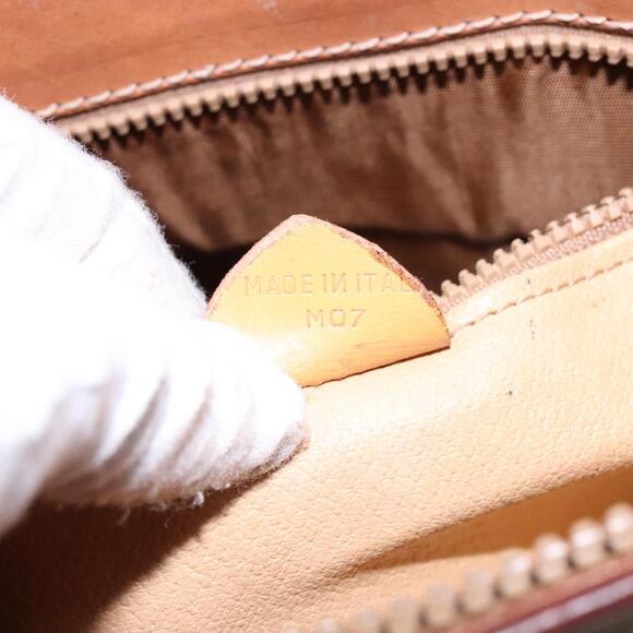 CELINE Macadam Canvas Hand Bag Pvc Beige Gold - Picture 13 of 13